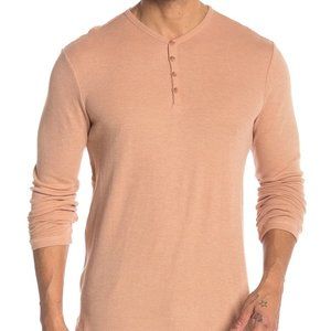 The Rail Long Sleeve Thermal Knit Henley Small